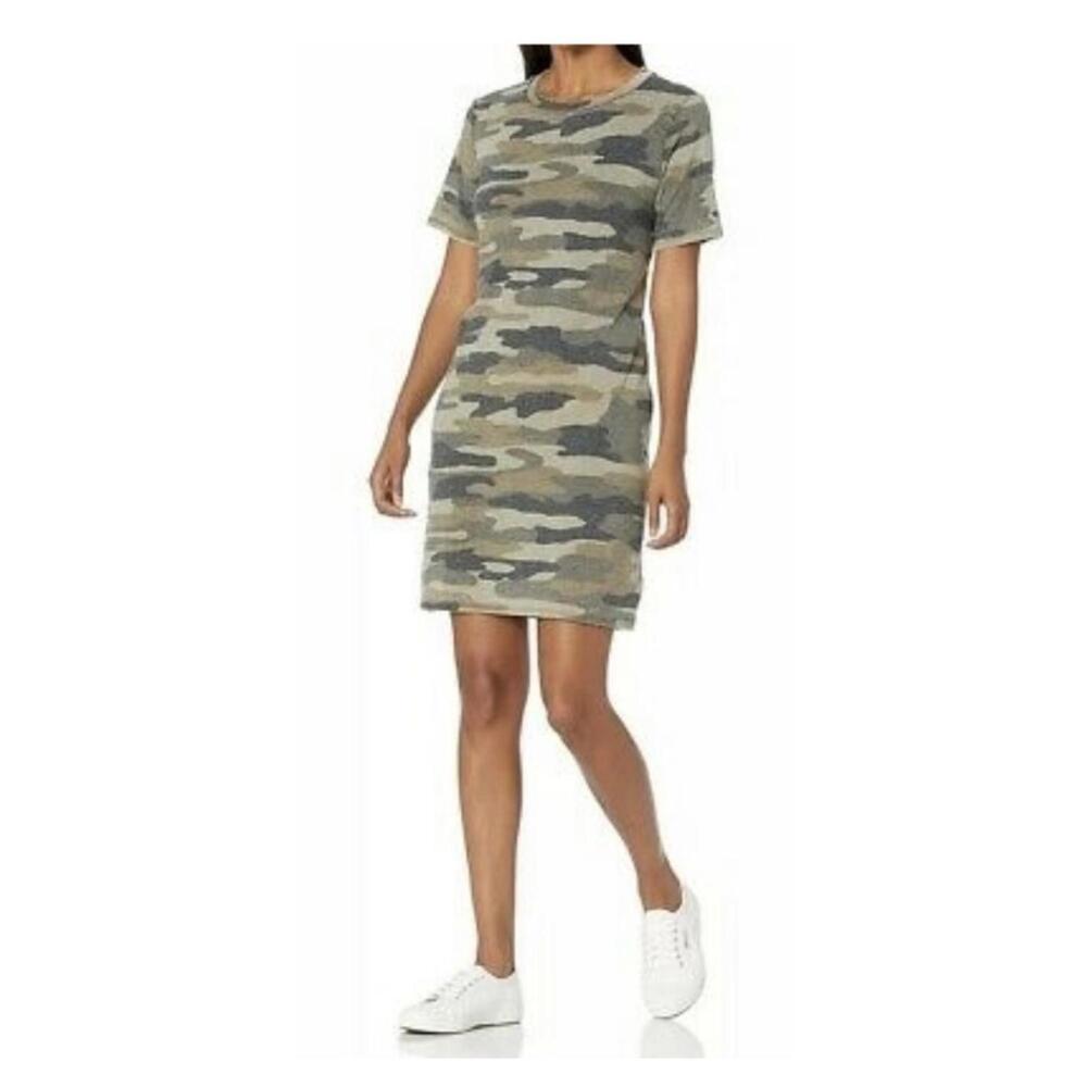 Lucky Brand | Women’s Short Sleeve‎ Green Tan Black Camo T-shirt Dress Size